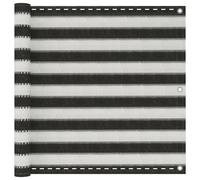 Écran De Balcon En Pehd 90x400 Cm Anthracite Et Blanc Vidaxl Vidaxl