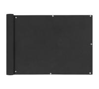 vidaXL Balkonscherm Oxford textiel 75x400 cm antraciet42324 Anthracite G