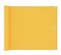 Écran de balcon Jaune 75x500 cm Tissu Oxford Jaune G