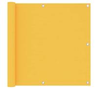 vidaXL Balkonscherm 90x500 cm oxford stof geel135026