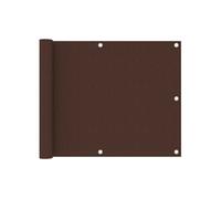 Ecran de balcon Marron 75x400 cm Tissu Oxford