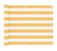 Ecran de Balcon Marron 75x600 cm Tissu Oxford Brise-vue Brise-vent vidaXL