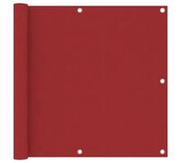 vidaXL Balkonscherm 90x300 cm oxford stof rood135036 Rouge G