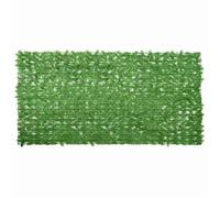 vidaXL Écran de balcon avec feuilles – Tissu en polyéthylène 300x150 cm – Vert