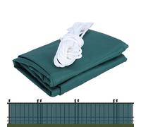 Écran De Balcon pour Appartements - Pare-Vent 0.9x7.5m,Couverture pour Balcon avec Protection UV - pour Terrasse Portail Clôture Fenêtre Extérieure