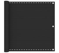 Ecran de Balcon Rouge 75x300 cm PEHD Brise-vue Brise-vent Extérieur vidaXL