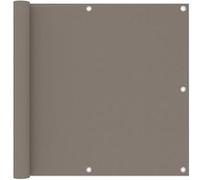Ecran de balcon Taupe 90x400 cm Tissu Oxford