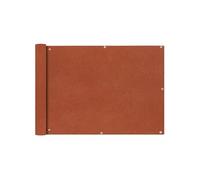 Ecran de Balcon Tissu Oxford 75x400 cm Ocre marron Brise-vue Brise vent 42328