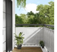Écran de Balcon Tissu Oxford 90x600 cm Crème Brise vent Ombre de jardin vidaXL