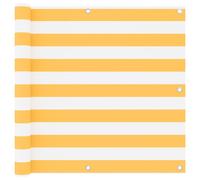 Écran de Balcon Tissu Oxford 90x600 cm Crème Brise vent Ombre de jardin vidaXL