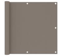 Écran de Balcon Tissu Oxford 90x600 cm Crème Brise vent Ombre de jardin vidaXL