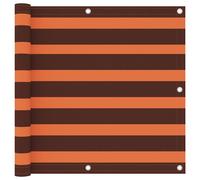 Écran de Balcon Tissu Oxford 90x600 cm Crème Brise vent Ombre de jardin vidaXL