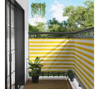 Écran de balcon Tissu Oxford Écran Écran extérieur Ombre Jardin Rayée vidaXL vid