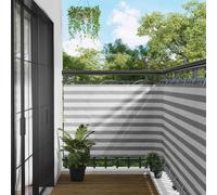 Écran de balcon Tissu Oxford Écran Écran extérieur Ombre Jardin Rayée vidaXL vid