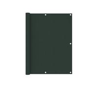 vidaXL Brise-vue pour balcon 120x400 cm tissu Oxford vert foncé 135005