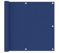 Vidaxl Écran De Balcon Bleu 90x300 Cm Tissu Oxford Blanc