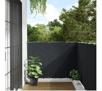 Écran de balcon - vidaXL - Anthracite - 120x400 cm - Imperméable - Protection UV - Oeillets en aluminium