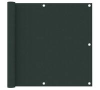 Écran de balcon - vidaXL - Vert foncé - 90x300 cm - Imperméable - Protection UV - Œillets en aluminium