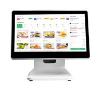 Écran de caisse enregistreuse commerciale POS avec affichage client, stockage SSD, fonctionnalité MSR/WiFi pour petites entreprises, restaurants et magasins de détail