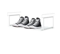 Écran de chaussures escamotable - extensible sous le plateau organisateur, panier d'armoire de glissière | Armoire empilable, support pour chaussures suspendues, couloir pour banc à ent