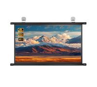 Écran de Cinéma Enroulable 60" 72" 84" 4K HD, Écran de Projection Mural 4:3 16:9, Anti-Froissement pour Écoles, Réunions, Conférences(72"(16:9))