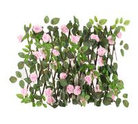 Écran de clôture de confidentialité - Easy Cleanness Sturdy extensible, Widely Applicable Use, Elegant Light Weight Feuilles artificielles | Weight, pour roses enfilees