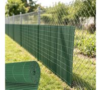 Écran De Clôture De Confidentialité En Chlorure De Polyvinyle Renforcé | Avec Protection Contre Le Vent,Double Renforcé Et Résistant Aux Intempéries,For Mur Extérieur,Jardin(Green,180x300cm)