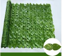 Écran de clôture de confidentialité en cuir chevelu Él,faux panneaux de haie,écran de balcon,feuilles de lierre,mur de jardin,décor,2x1m - Type C-50X300CM