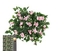 Écran de clôture de confidentialité extensible, clôture à feuilles artificielles - Clôture extensible en fausse trompette - Clôture, panneau de fausse décoratif, de vignes e