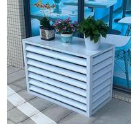 Écran de clôture de confidentialité pour couverture de climatisation extérieure, couvercles de climatisation en aluminium pour unités extérieures, couvercle de protection du condenseur, gril