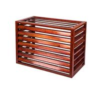 Écran de clôture pour climatiseur - Grille à persiennes en aluminium haute et résistante aux intempéries, couvertures de climatiseur central pour unités extérieures, boîtier autoportant pou