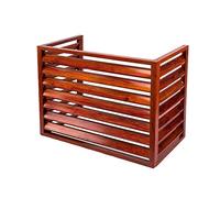 Écran de clôture pour climatiseur - Grille à persiennes en aluminium haute et résistante aux intempéries, couvertures de climatiseur central pour unités extérieures, boîtier autoportant pou