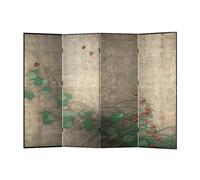 Écran De Confidentialité Cloison sur Pied, décoration de la Maison, Mur Fond, Salon, Chambre à Coucher, Bureau, paravent confidentialité, Pliable Écran De Cheminée(240 * 180CM)