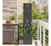 vidaXL Écran de confidentialité de jardin Fretwork rouillé 32 x 150 cm, moderne