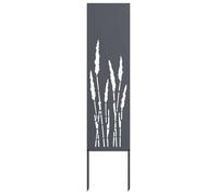 vidaXL Écran de confidentialité de jardin Anthracite 32x140 cm Acier laminé à froid, design moderne