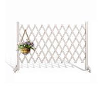 Écran de confidentialité décoratif autoportant, garde-corps de clôture télescopique, séparateur extérieur pour l'intimité du patio, cloison de grille de clôture de cour de jardin, cadre d'escalade ( C