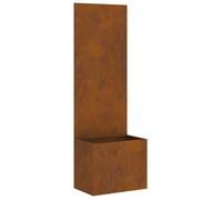Vidaxl Écran De Confidentialité De Jardin Fretwork Rouillé 50 X 140 Cm