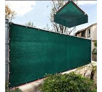 Écran de confidentialité épais en PVC, barrière de confidentialité réglable pour intérieur/extérieur avec œillets et supports, convient pour les murs, les jardins, les balcons, les patios, maille anti