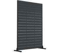 Écran de confidentialité extérieur - Outsunny - panneau décoratif autoportant - séparation de jardin - HDPE - 120x174cm - noir