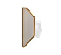 Écran de confidentialité for urinoir for hommes, cloison de toilette, écran de confidentialité for les écoles, les centres commerciaux et le public(Titanium,Frosted glass)