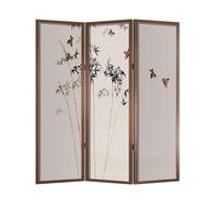 Écran de Confidentialité Intérieur Paravent Chinois rétro Pliant Mobile for Salon, Protection en Bois Massif, de thé, Chambre à Coucher, cloison d'entrée