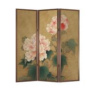 Écran de Confidentialité Intérieur Paravent de Pivoine Chinoise rétro for la Maison, cloison séparation for Salon, entrée, thé, décoration, paravent Pliant