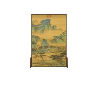 Écran de Confidentialité Intérieur Paravent Paysage rétro, cloison de séparation for Salon, thé, décoration la Maison, Mur Fond, écran siège Zen Mobile(120 * 180cm)