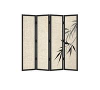 Écran De Confidentialité Paravent Chinois Simple for la Maison, cloison de séparation for Salon, Protection Mobile Pliable, décoration Zen, paravent en Bois Massif Écran De Cheminée