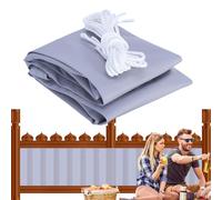 Écran de confidentialité pour balcon pour appartement - 0,9 x 7,5 M Coupe-vent, housse de garde-corps pour balcon et portails