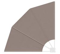 Écran de confidentialité pour balcon - vidaXL - 115x115 cm - Taupe - Polyester - Pliable - Résistant aux intempéries