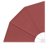 Écran de confidentialité pour balcon - vidaXL - Terre Cuite - 115x115 cm - Pliable - Résistant aux intempéries