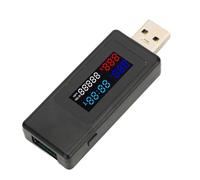 Écran de couleur du testeur USB 6 en 1 multimètre avec un fonctionnement de la capacité de tension de courant en temps réel détecteur de niveau de batterie pour les chargeurs