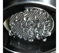 Écran de douche Breville en acier inoxydable pour machine à expresso 54 mm pour tête Bes840xl Bes870xl Bes860xl - Pièce de rechange compatible avec les modèles Barista Express Pro Touch (trou 5,5 mm)