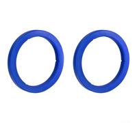 Écran de douche de rechange pour machine à expresso, filtre en acier inoxydable avec joint d'étanchéité en silicone, bleu (D)